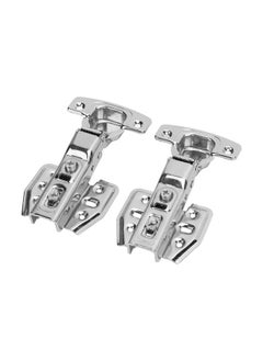 Thoraya 2Pcs Cabinet Hinges Stainless Steel 2.0mm Thick 105‑110° Opening Mute Muffler Close Hinges for Kitchen BathroomMiddle Bend  - Image 2