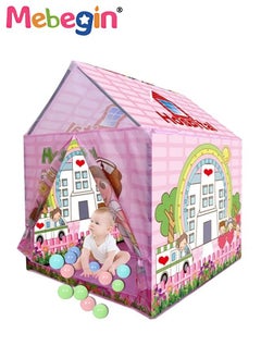 MEBEGIN Hospital-themed Tent with 20 Sea Balls, Exceptional Pop Up Fort, Creative Playhouse with Spacious Space, Easy Assembly and Carry, Perfect for Indoor and Outdoor Activities, Idea Gift for Kids, 85*62*95cm  - Image 1