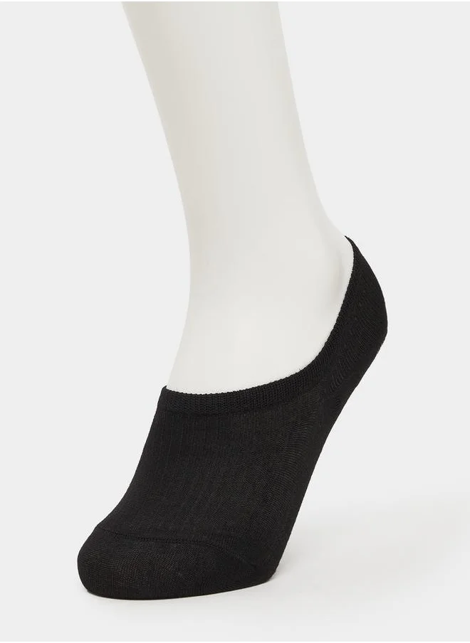 ستايلي Styli Set of 5 - Solid No Show Socks