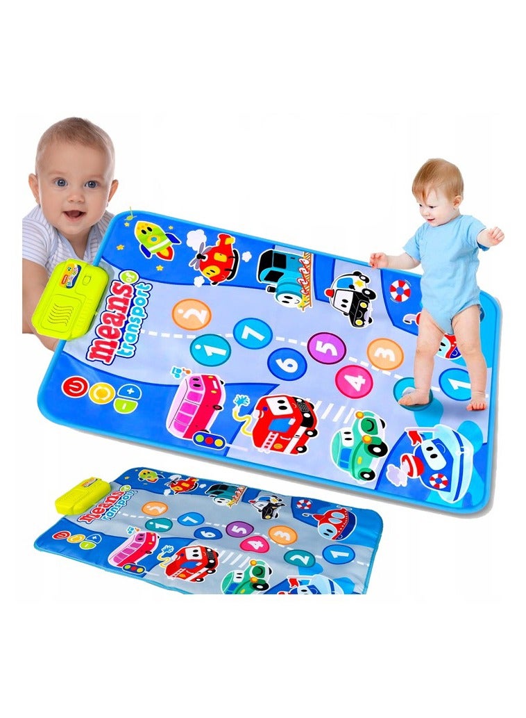 Toyland Multifunctional Early Learning Musical Mat Touch Interactive Educational Fun Cars Vehicles Sounds - Image 1