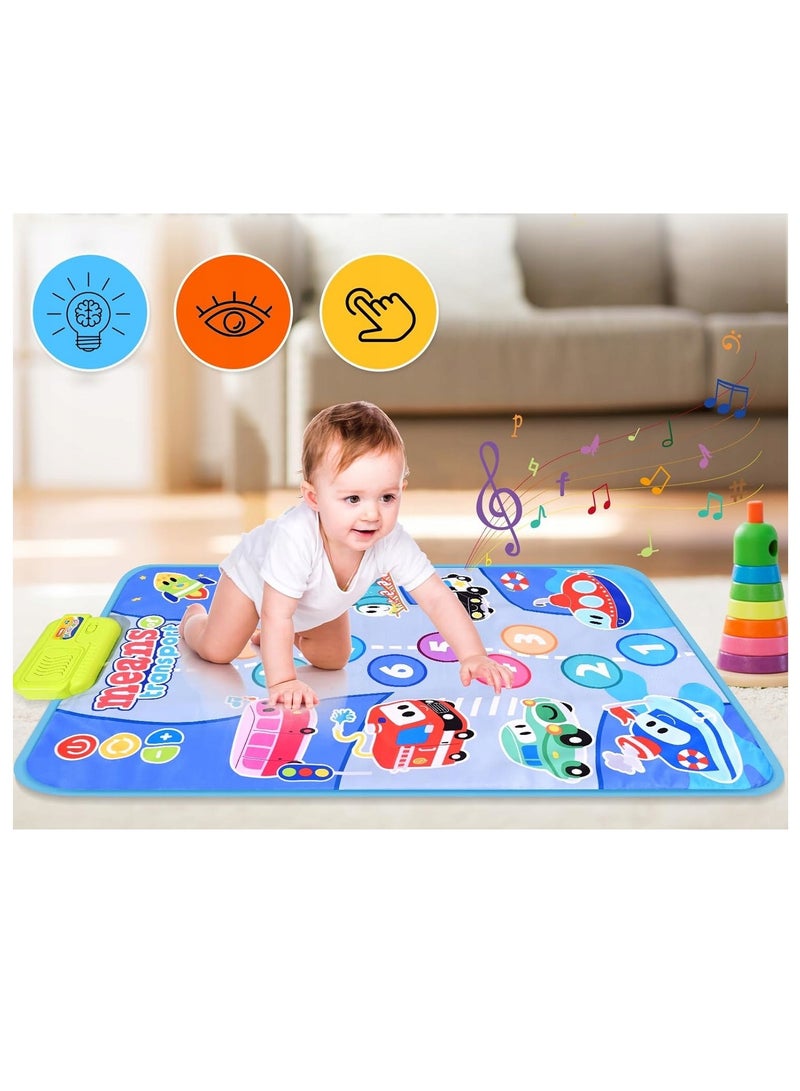 Toyland Multifunctional Early Learning Musical Mat Touch Interactive Educational Fun Cars Vehicles Sounds - Image 2