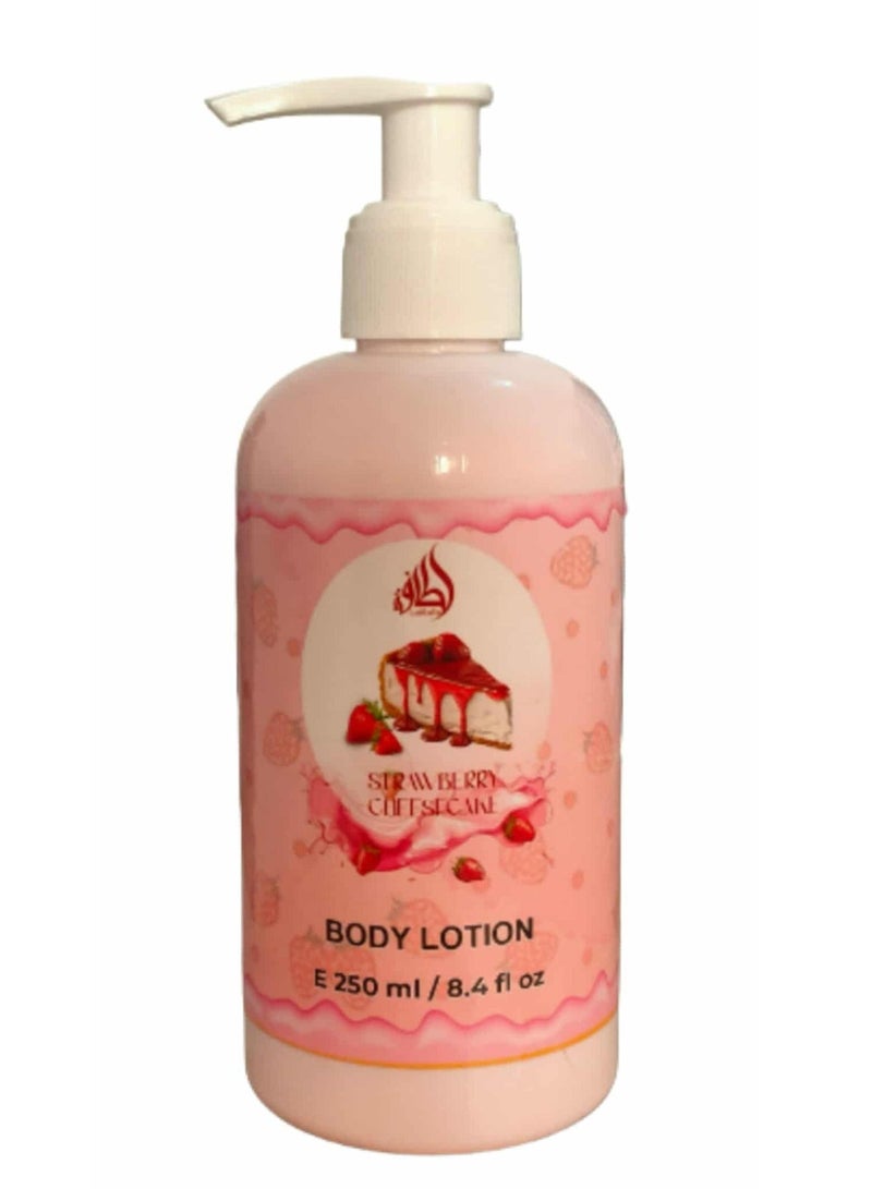 لطافة بادي لوشن بنكهة الفراولة تشيز كيك  250مل