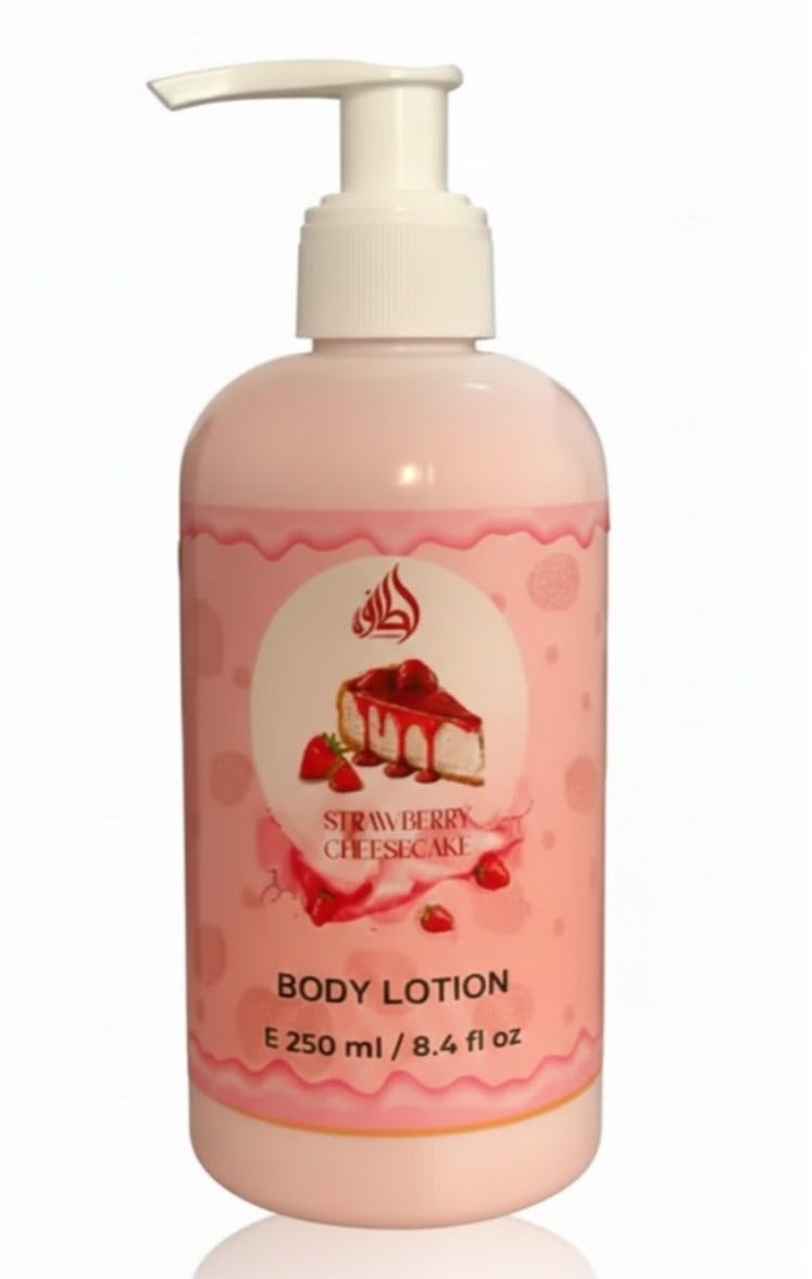 لطافة بادي لوشن بنكهة الفراولة تشيز كيك  250مل