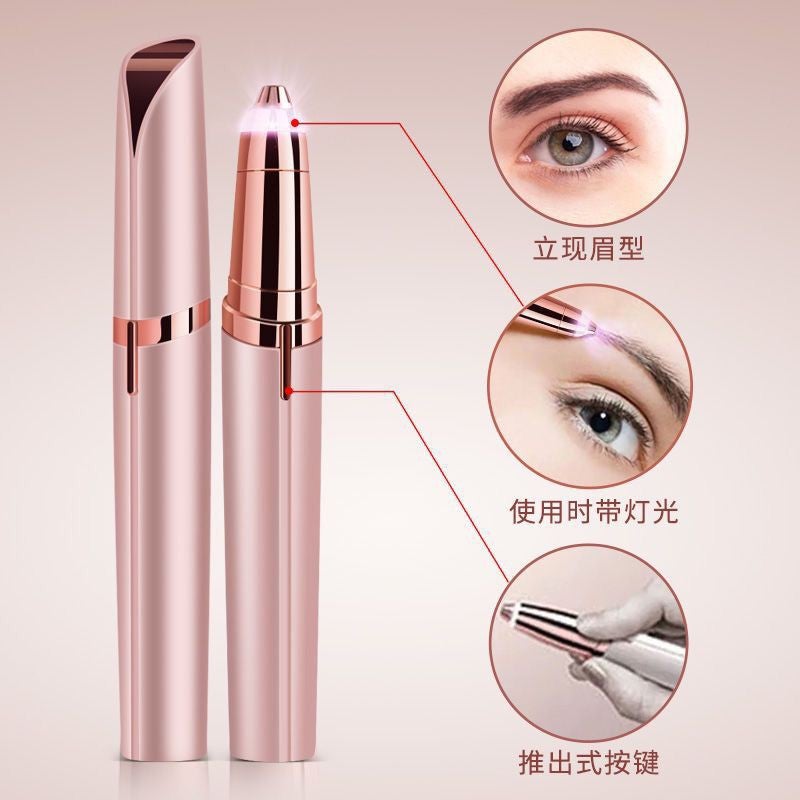 Electric Eyebrow Trimmer Automatic Eyebrow Trimmer Women'S Eyebrow Pencil Shaving Instrument Hair Removal Beauty Trimmer Tiktok Same Pen - Image 4