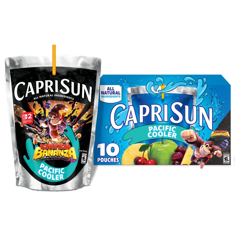 Capri-Sun كابري سون باكفك كولر مشروب عصير بنكهة الفواكه المختلطة، 10 عبوة، 6 أونصات سائلة لكل كيس - Image 1