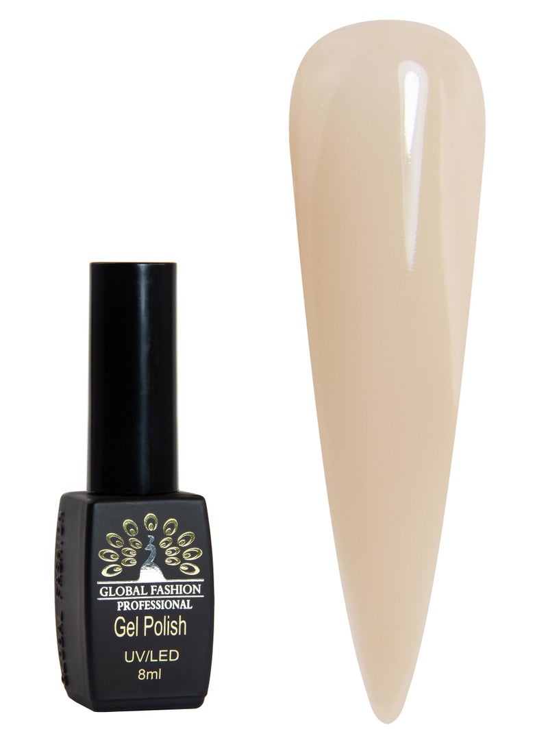 GLOBAL FASHION Global Fashion Black Elite Gel Polish | 132 Colors of Long-Lasting Elegance - 8ml | 066  - Image 1