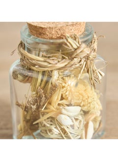 Home Box Miley Potpourri Glass Jar with Cork Lid 5.5 x 9.5 x 5.5 cm  - Image 2