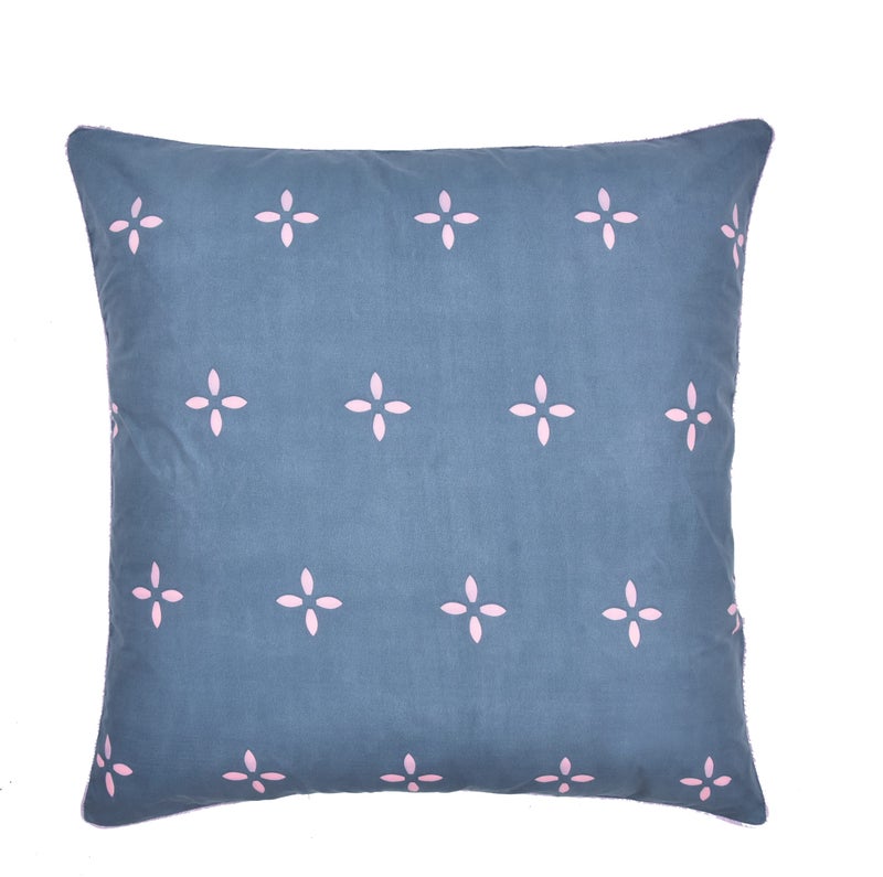RRC Super Soft Brushed Microfiber Cotton Quilted Cushion Covers 24X24(Inches),Pack of 2, Hidden Zipper Closure Front is Quilted with Soft Microfiber - Image 3