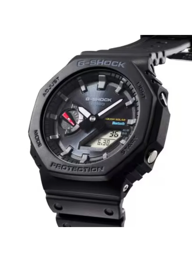 G-SHOCK Men's Resin Analog-Digital Watch GA-B2100-1ADR - 45.4 mm