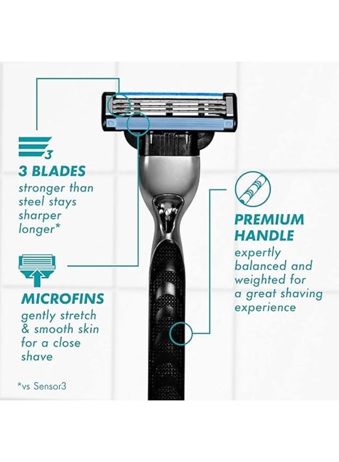 Gillette Mach3 Razor for Men – 1 Razor Handle + 1 Blade - Image 2
