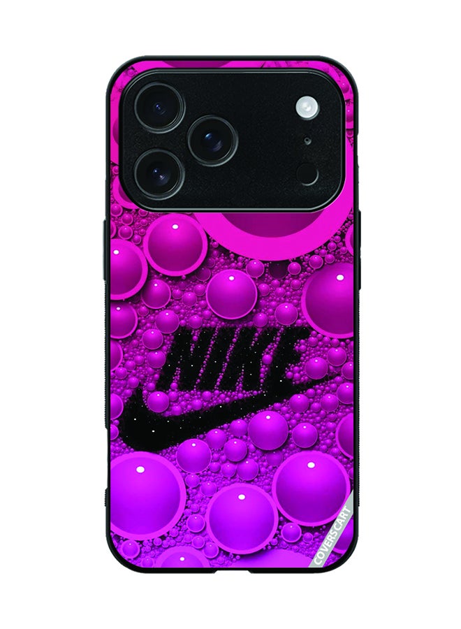 غطاء حماية لجهاز آبل آيفون 17 برو بتصميم نايك متعدد الألوان