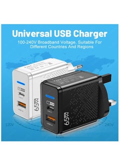 MMG 65W GaN Charger USB C Power Adapter Dual Type A & C Wall Charging Plug GaN Compatible with Steam Deck, iPhone, iPad, Oneplus, Huawei, Lenovo, HP, Asus, Ace, Xiaomi, Samsung  - Image 3