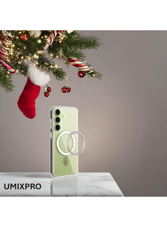 UMIXPRO Magnetic Clear Case for Samsung Galaxy S22 Plus 6.6", Compatible with Magsafe, Shockproof Protective Cover - Image 5