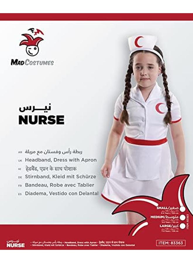 Mad Costumes Nurse Professions Costumes For Kids Small 3 To 4 Years - Image 4