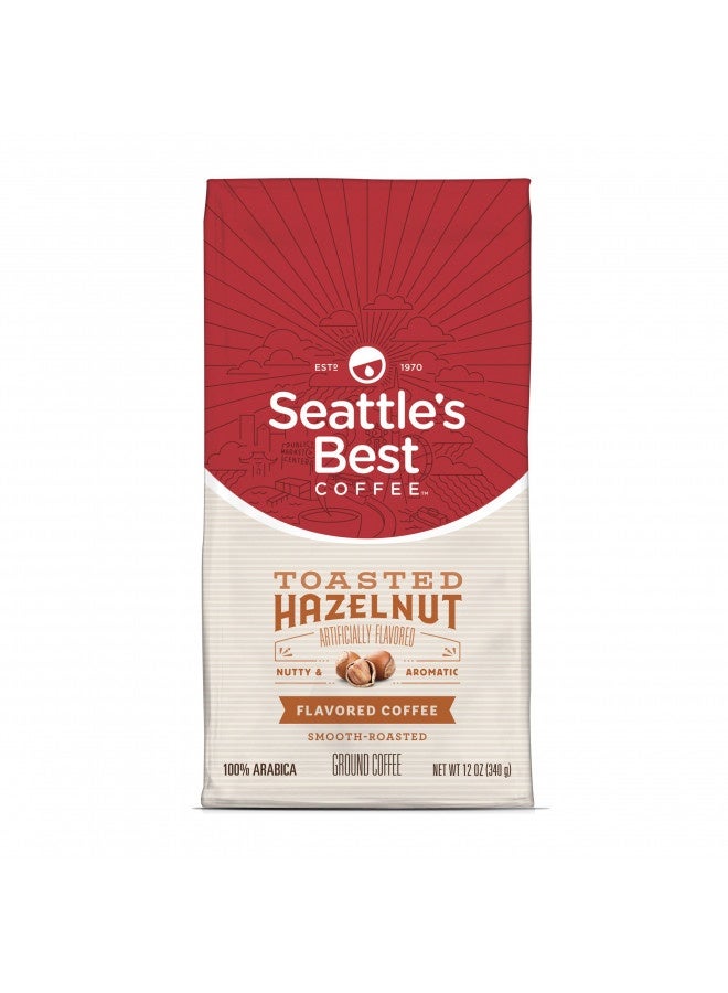 Seattle's Best Coffee Seattle'S Best Coffee Toasted Hazelnut Flavored Medium Roast Ground Coffee, 12 Ounce (Pack Of 1) - Image 2