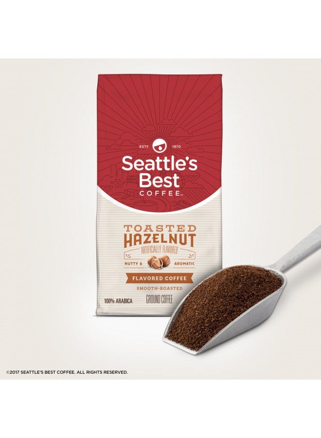 Seattle's Best Coffee Seattle'S Best Coffee Toasted Hazelnut Flavored Medium Roast Ground Coffee, 12 Ounce (Pack Of 1) - Image 4