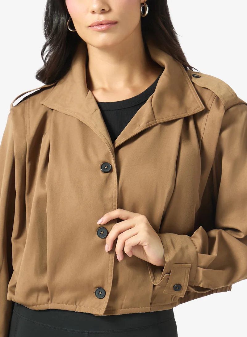 Ella  Cropped Button Down Jacket for Women | Best Price UAE