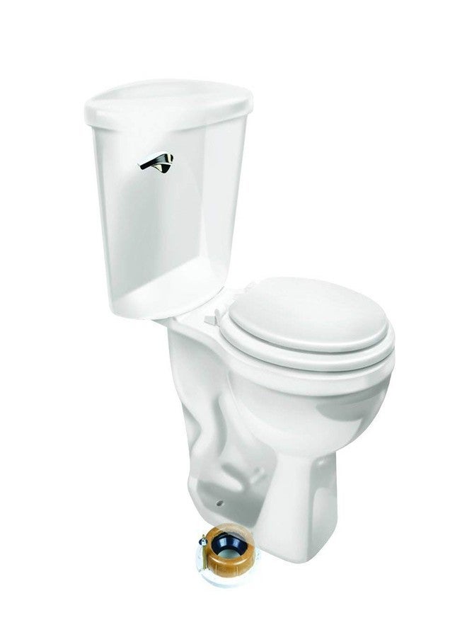 فلويد ماستر حشية مرحاض من الشمع فائق السُمك Fluidmaster 7513 مع شفة، لخطوط تصريف 3 بوصات و4 بوصات - عبوة من 3 قطع - Image 4