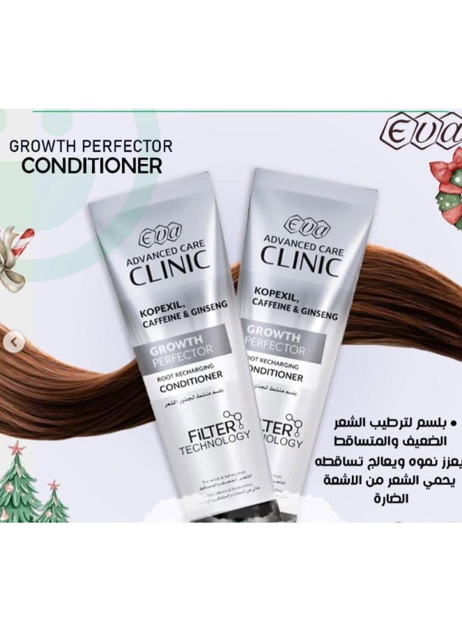Eva Advanced Care Clinic Growth Perfector Root Recharging Shampoo For Weak & Falling Hair (230 ml) - Image 2