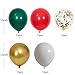 DECGOL Latex Balloons 100Pack Different Sizes 18 12 10 5 Inch Party Balloon Garland Kit Green Red White Gold - Image 4