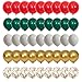 DECGOL Latex Balloons 100Pack Different Sizes 18 12 10 5 Inch Party Balloon Garland Kit Green Red White Gold - Image 2