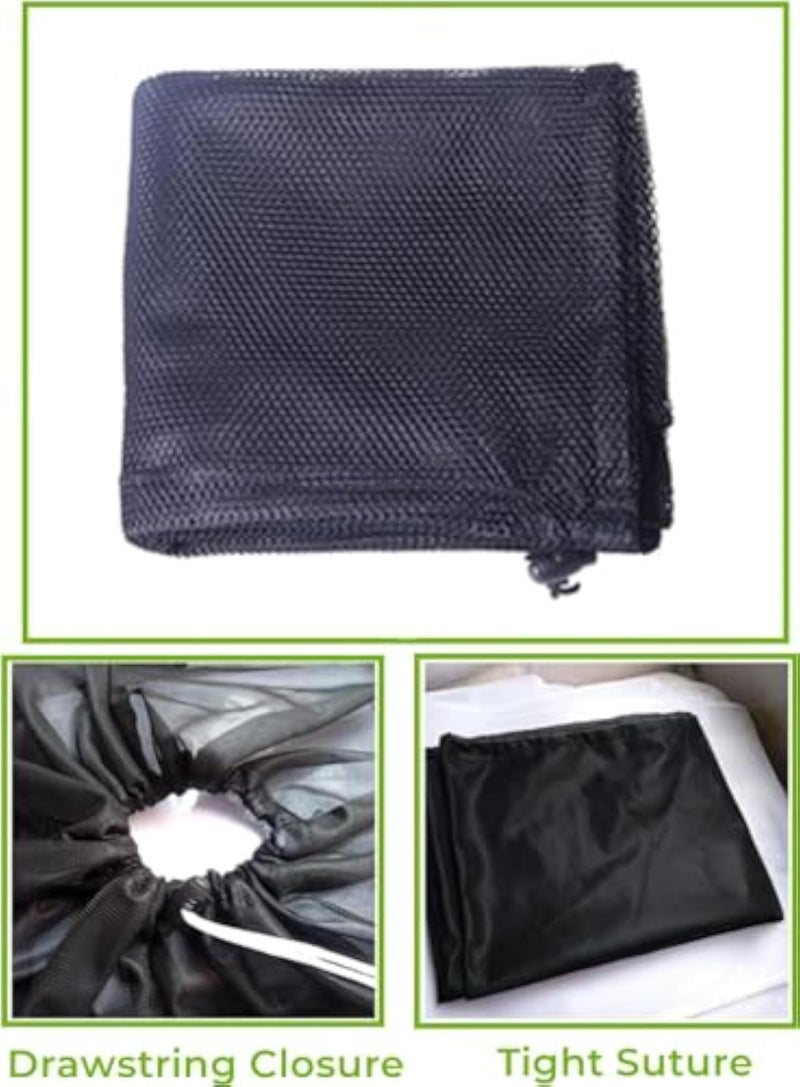 Large Breathable Mesh Laundry Bag with Drawstring Closure, Ideal Machine Washable Mesh Laundry Bag for Factories, College, Dorm and Apartment Dwellers，23 x 35 Inches (White) - Image 3