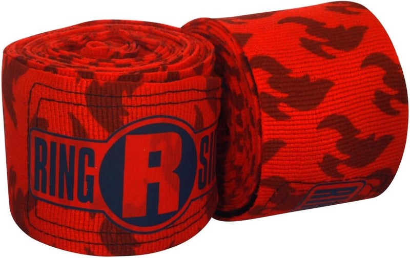 Ringside Apex 180” Boxing Hand Wraps Pair - Durable, Elastic Training Wraps with Hook & Loop Closure, Multi-Color Options, Perfect for MMA, Muay Thai, Kickboxing - Image 2