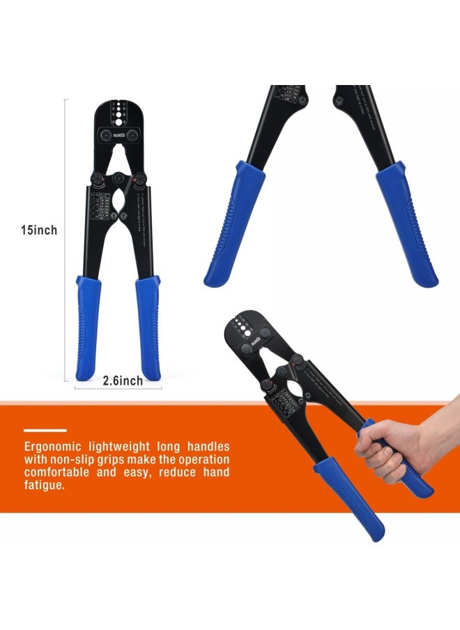 IWISS Wire Rope Crimping Tool For Aluminum Oval Sleeves Stop Sleeves Crimp Ferrules Crimping Loop Sleeve From 1 16 Inch To 1 8 Inch Iws-1608M  - Image 5
