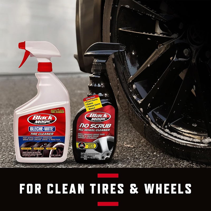 Black Magic 120218 No Scrub All Wheel Cleaner, 23 oz. (Pack of 2) - No Scrubbing Needed, Just Apply, Hose Off and Wipe for Clean Wheels Every Time - Image 5