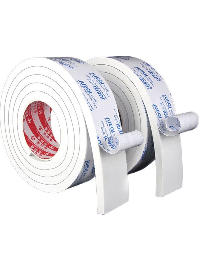 Miloch Milaiqi Eva Sponge Double-Sided Tape, Strong Adhesion, Wall Sticker, Fixing Decoration, Certificate, Thickened Easy-Tear Foam Double-Sided Tape [2 Rolls], 3.0Cm Wide * 2M Long * 10Mm Thick - Image 3