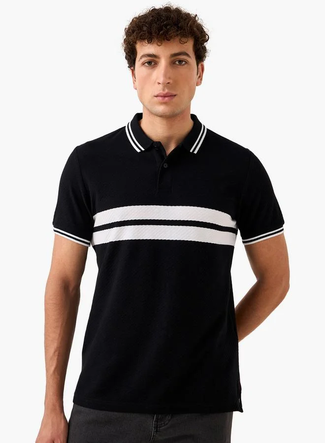 Splash FAV Striped Polo T-shirt