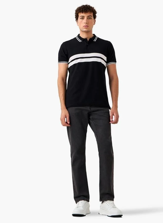 Splash FAV Striped Polo T-shirt