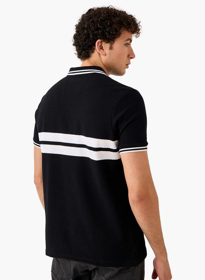 Splash FAV  Striped Polo T-shirt for Men | Best Price UAE