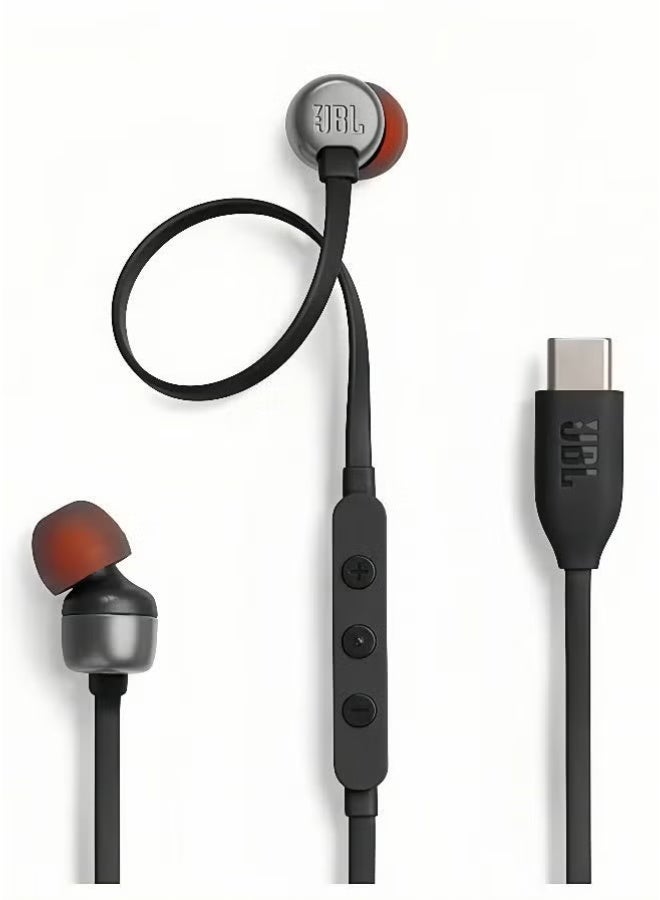 جي بي إل سماعات أذن سلكية عالية الدقة Tune 310C USB-C سوداء - Image 1