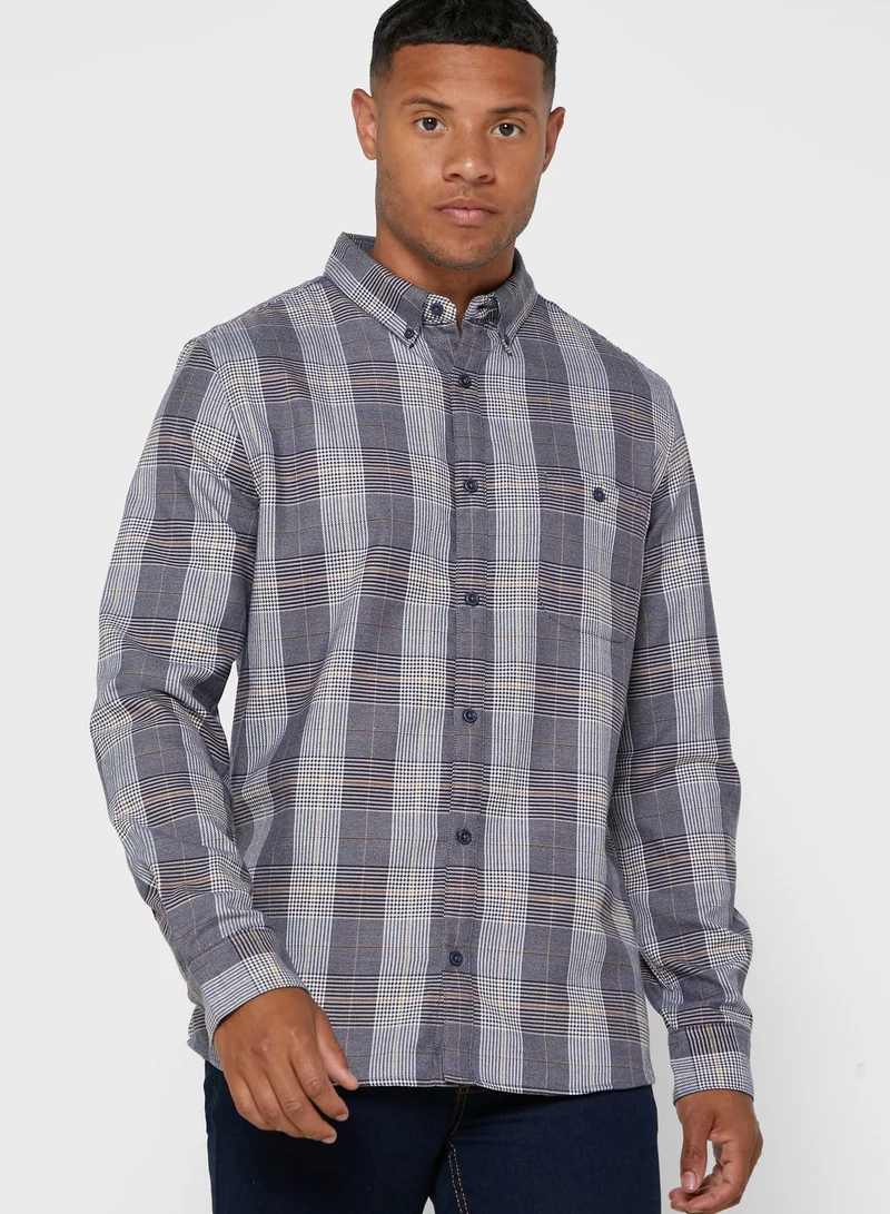 BURTON Checked Slim Fit Shirt