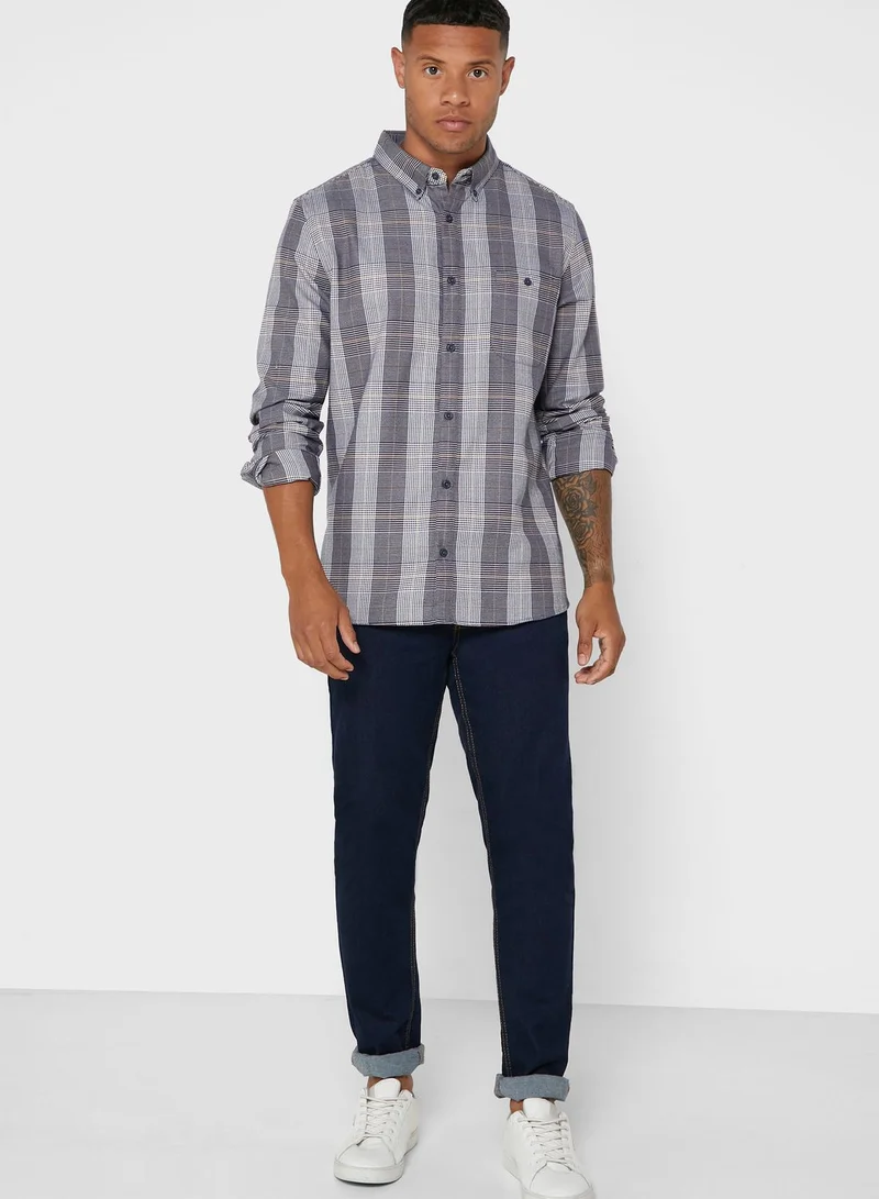 BURTON Checked Slim Fit Shirt