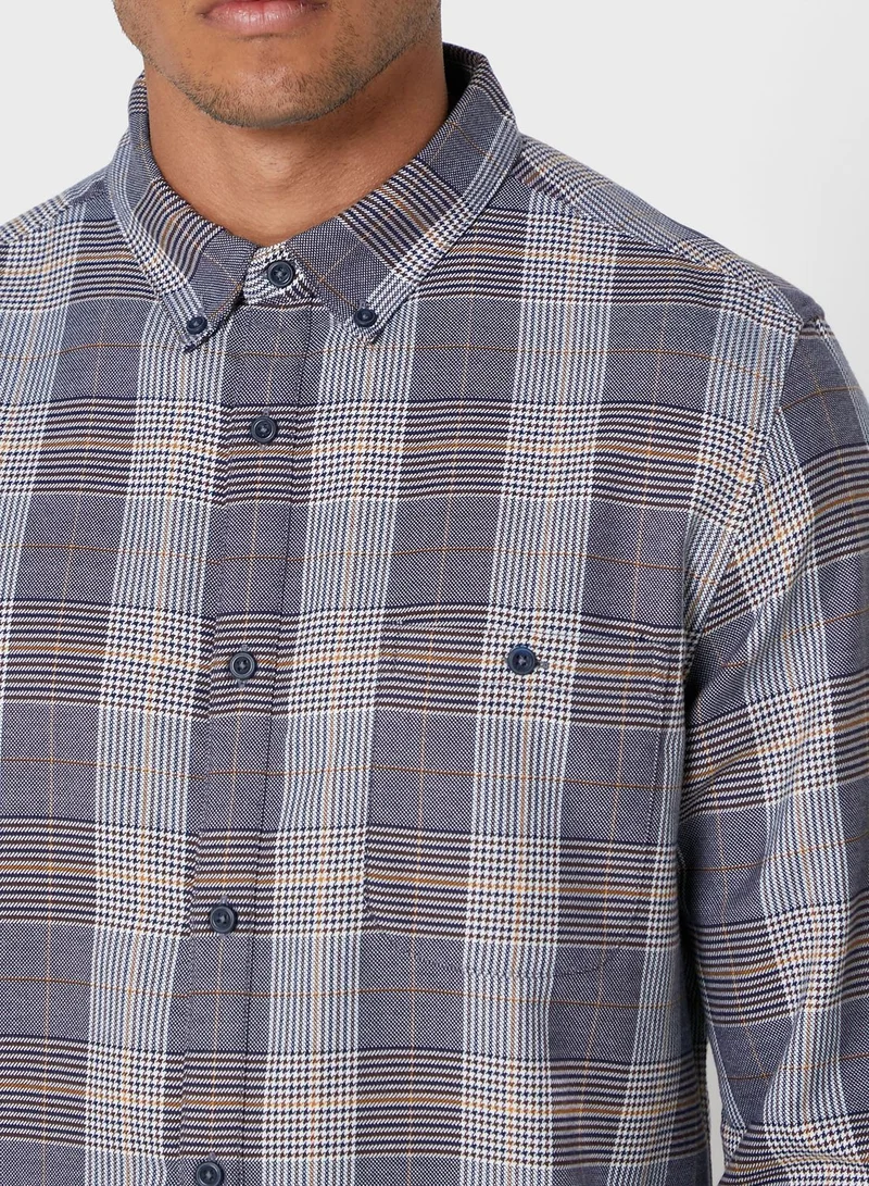 BURTON Checked Slim Fit Shirt