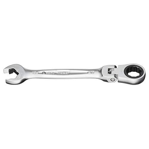 TONE Ratchet Ring Wrench Ratcheting Spanner Head Flex Head Set RMFQ15 15mm - Image 1