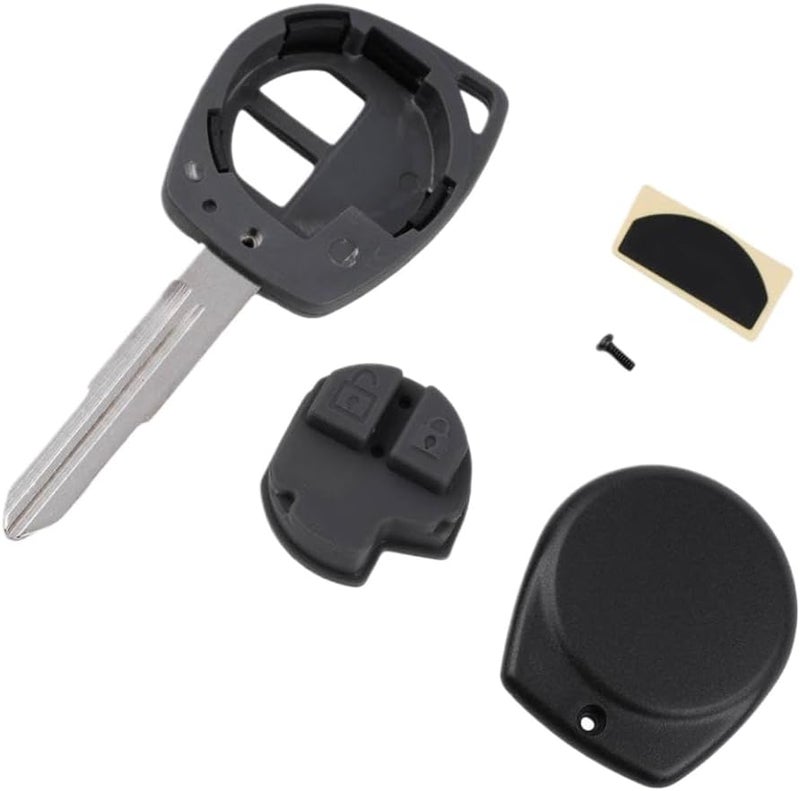 1 قطعة من هيكل حافظة مفتاح السيارة المصنوع من مادة ABS بـ 2 زر، متوافقة مع طرازات فيتارا (Vitara)، إغنيس (Ignis)، SX4، ليانا (Liana)، SZ11R. - Image 3