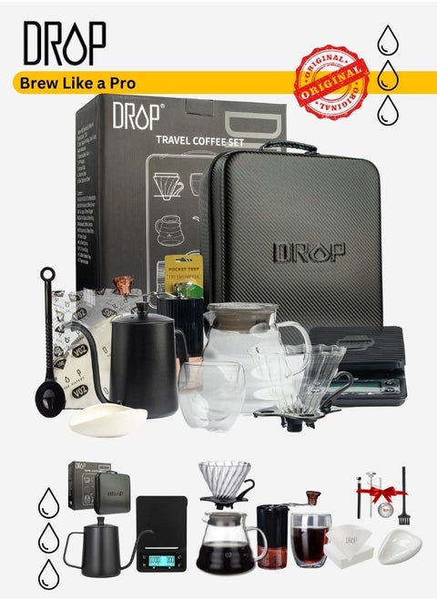V60 Coffee Set 12 Pcs Drip Coffee Maker with bag