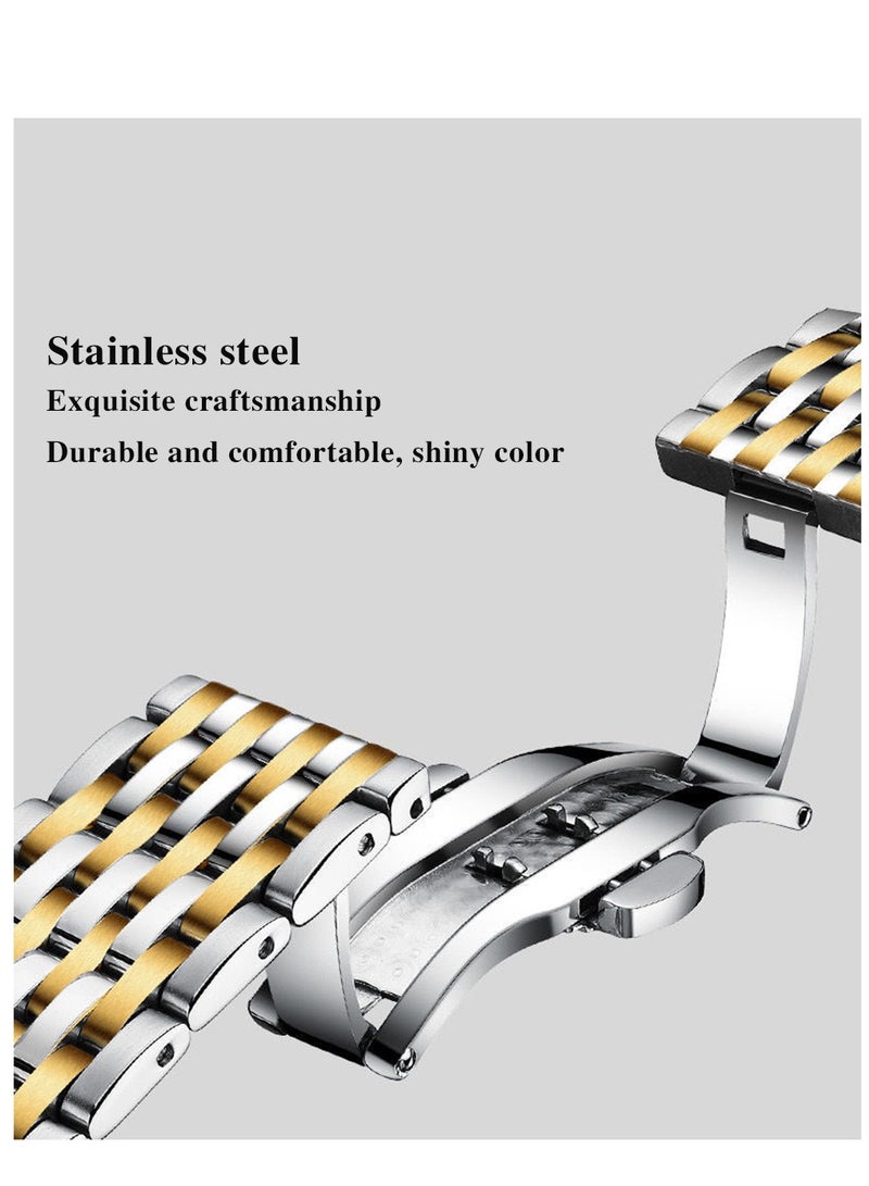 Ultra Thin Men's Watch with Sapphire Crystal Glass, Diamond Hour Markers, 2.5D Curved Dial, Waterproof, Luminous, and Calendar Function