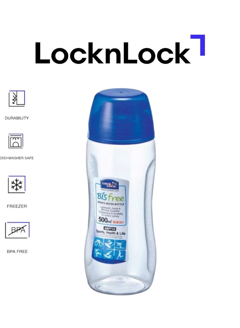 LOCK & LOCK LocknLock Sports Water Bottle Tritan 500ml with Straw ABF710T-N - BPA-Free, Durable, Stain and Odor-Resistant, Shock-Resistant - Image 1