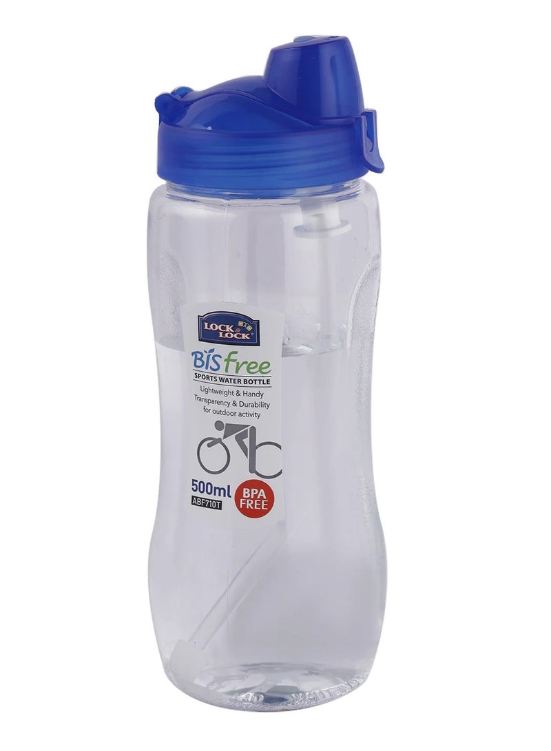 LOCK & LOCK LocknLock Sports Water Bottle Tritan 500ml with Straw ABF710T-N - BPA-Free, Durable, Stain and Odor-Resistant, Shock-Resistant - Image 3