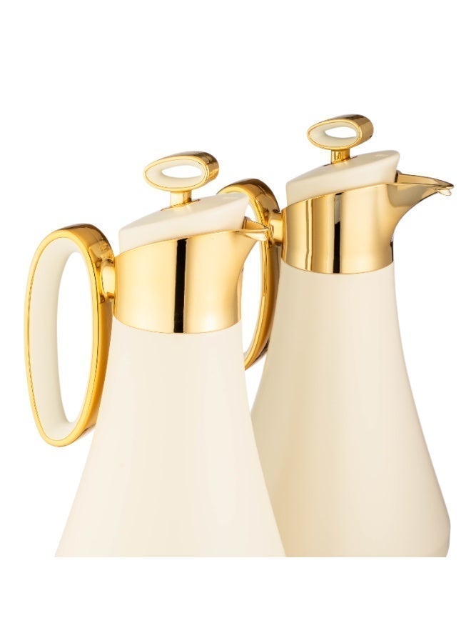 LOUVER Louvre Luxury Thermal Flask Set – 2-Piece Stainless Steel (1L + 1L) ✨☕❄️ - Image 3