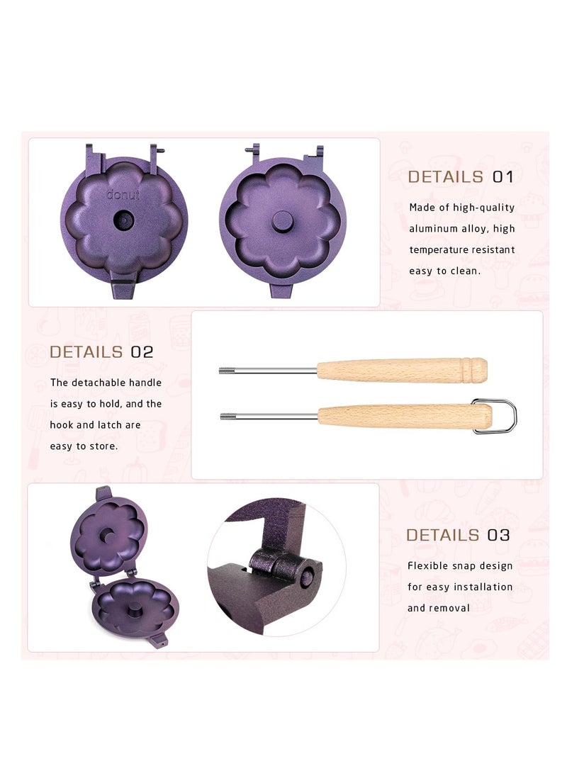 Zikra Donut Mold Maker, Non Stick Donut, Molds Baking, Cake Baking Tray, Donut Mold Cake, Efficient Donut Creation, Maintenance Simplified, Decorating Tools Handle, Mold Maker For Donuts - Image 3