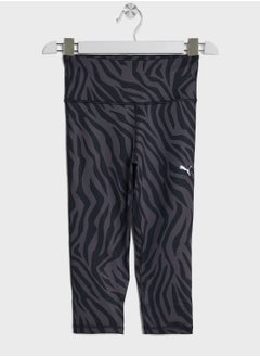 PUMA Kids Train Favorite All Over Printed High Waist 3/4 Tight  - Image 1