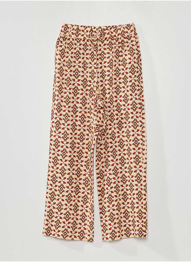 Kiabi Printed wide-leg trousers  - Image 1