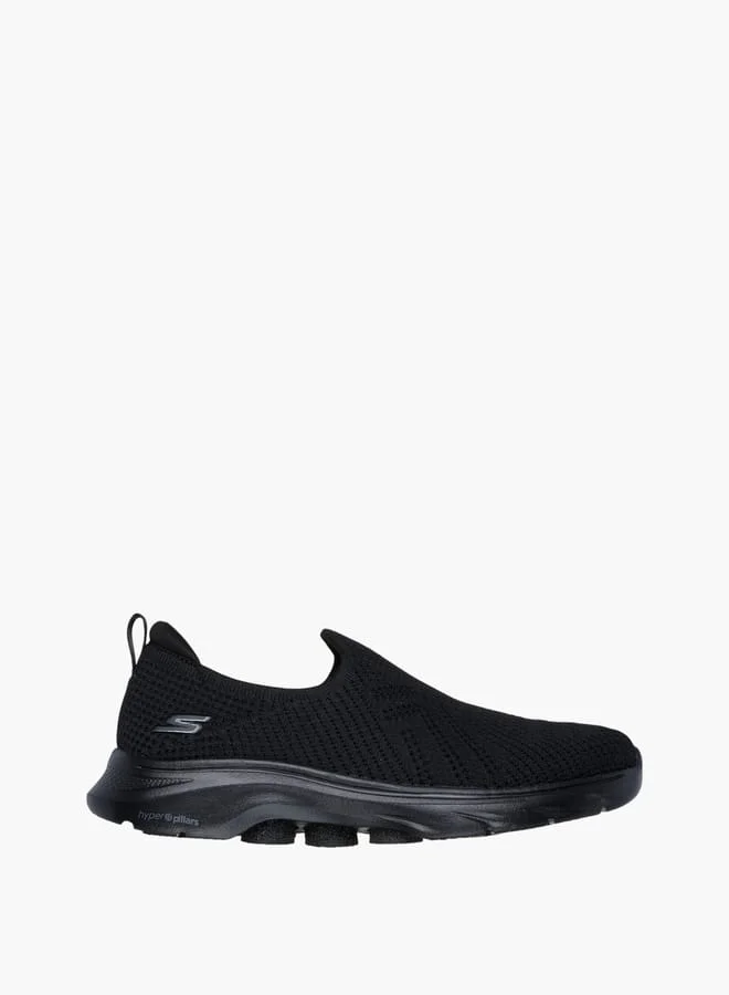 SKECHERS Women's Textured Slip-On Sports Shoes - Go Walk 7
