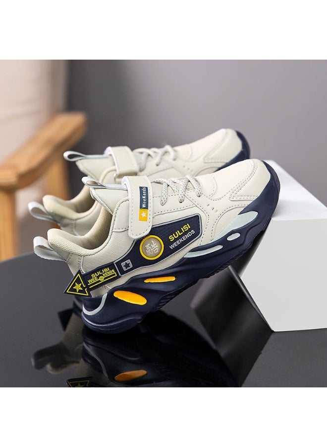 NIBEMINENT Summer Children's Fashion Sports Boys' Running Leisure Breathable Outdoor Shoes Lightweight  Shoes - Image 1