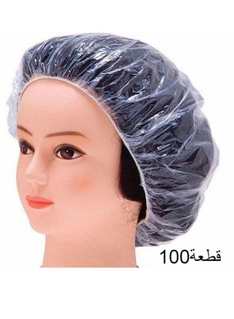 قبعة شعر شفاف - 100 قطعة